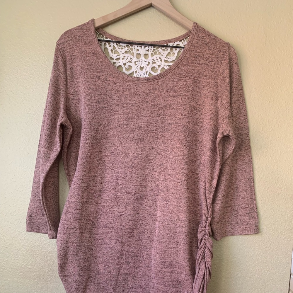 No boundaries 3/4 length sleeves size large .